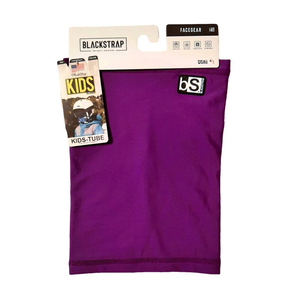 Kids' Blackstrap Purple Dual Layer Neck Warmer Facemask